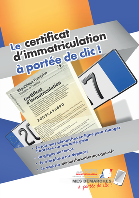 Certificat d'immatriculation